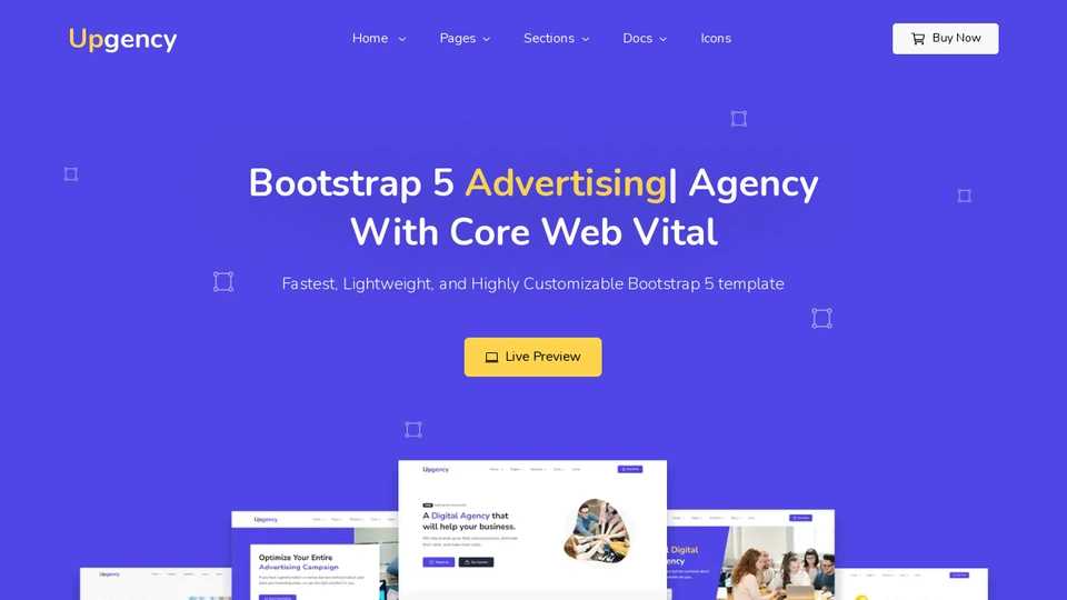 Upgency - Bootstrap Template